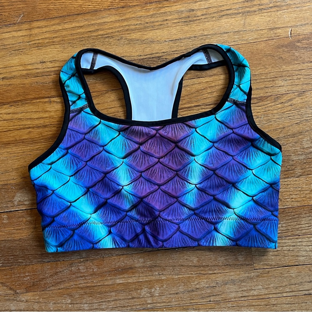 👙 Finfolk Productions Aurora Borealis Sports Bra